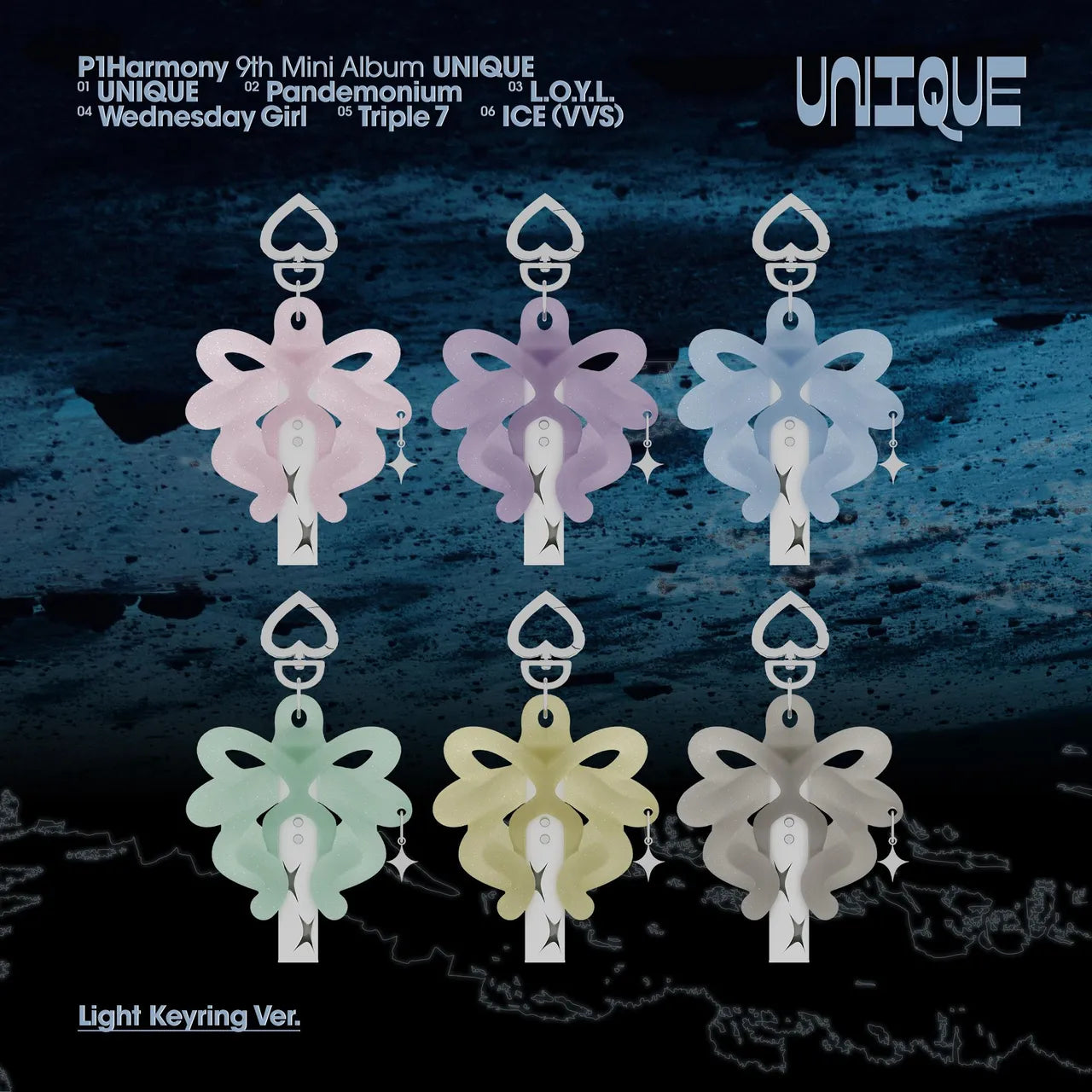 P1Harmony - UNIQUE LIMITED (Light keyring ver.)