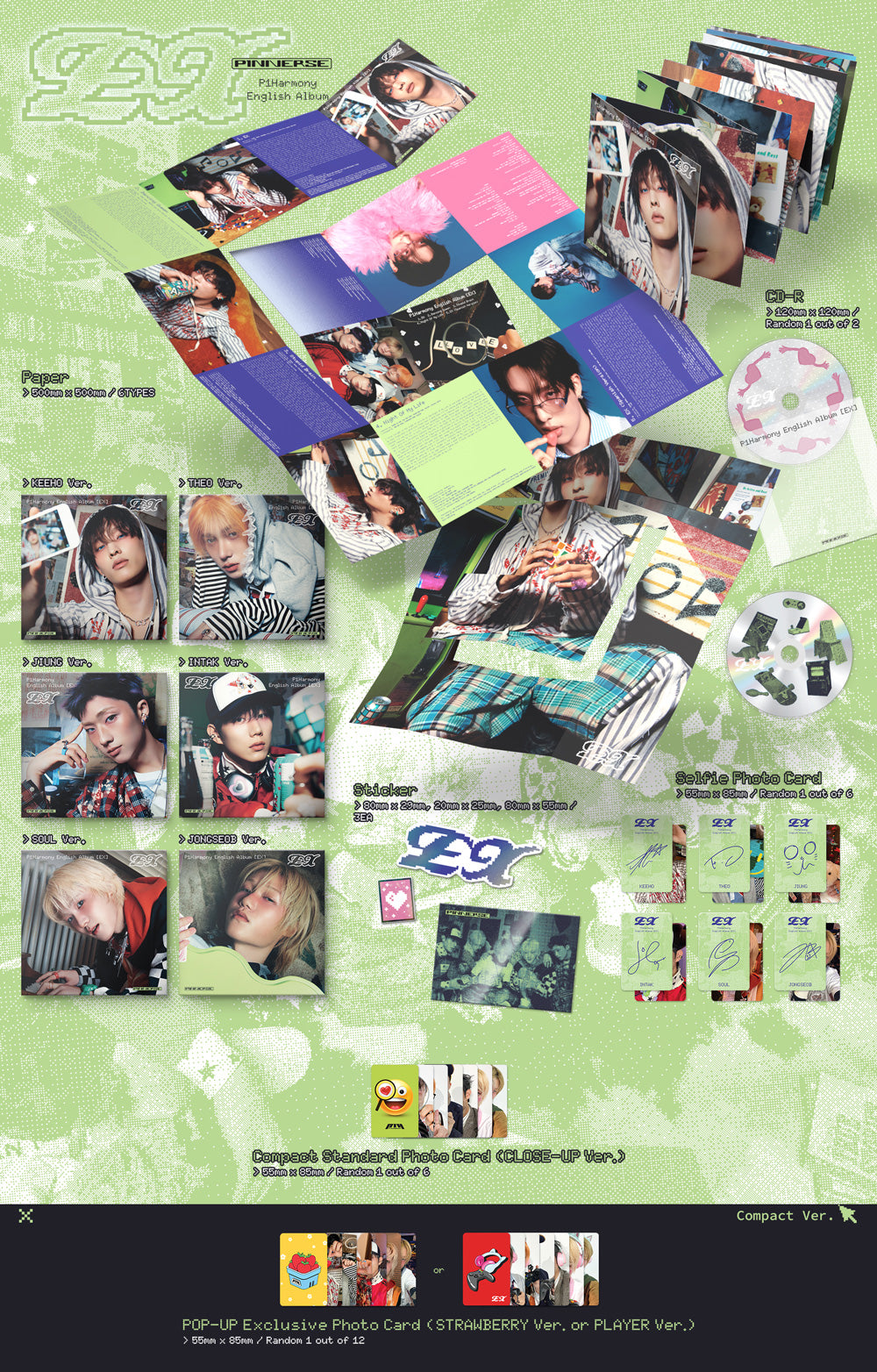 P1Harmony - EX - POP-UP Exclusief (COMPACT ver.)