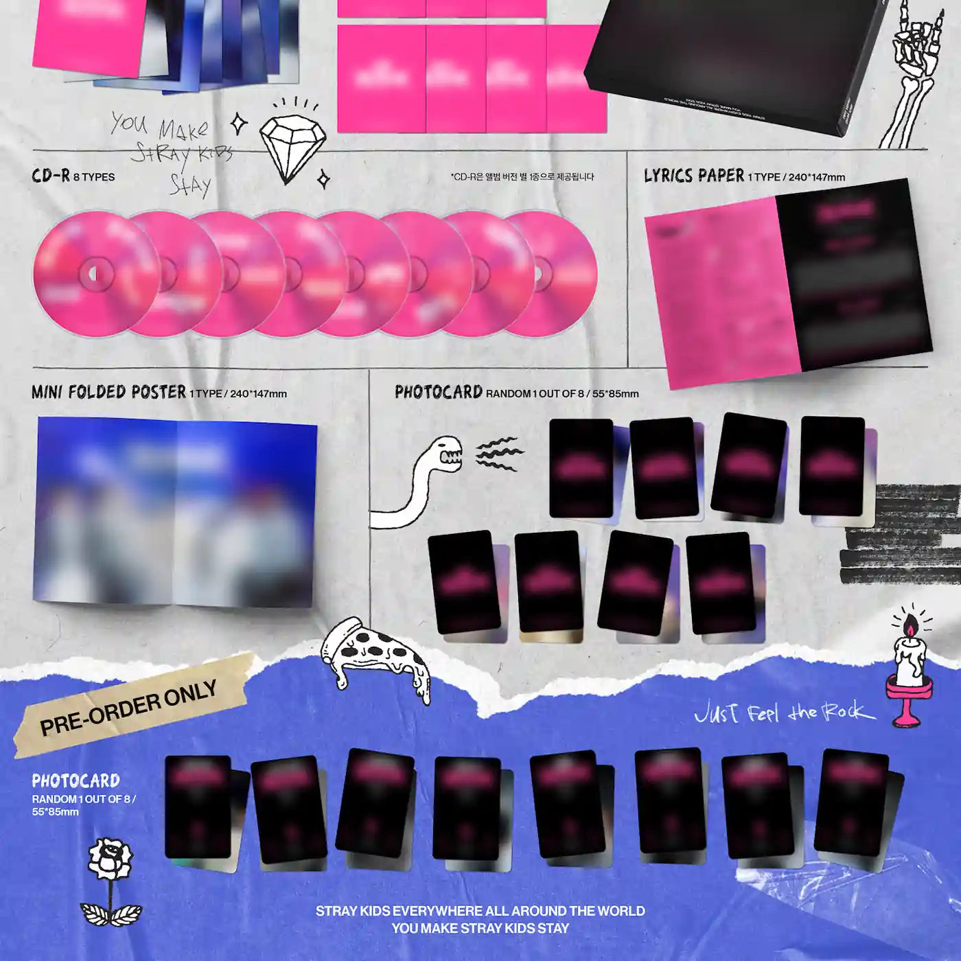 Stray Kids – Rock Star (POSTCARD Ver.)