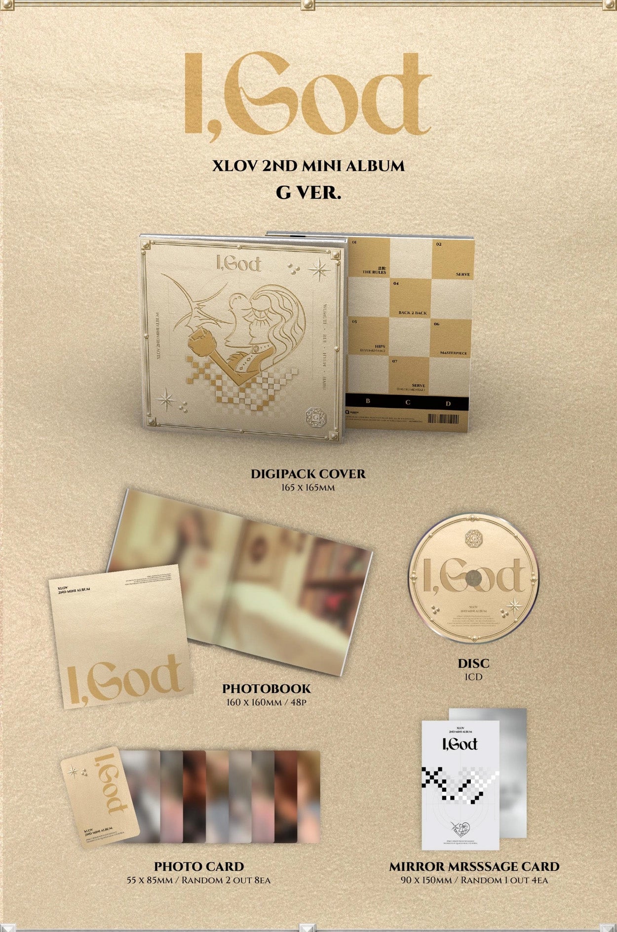 (PRE-ORDER) XLOV - I, GOD
