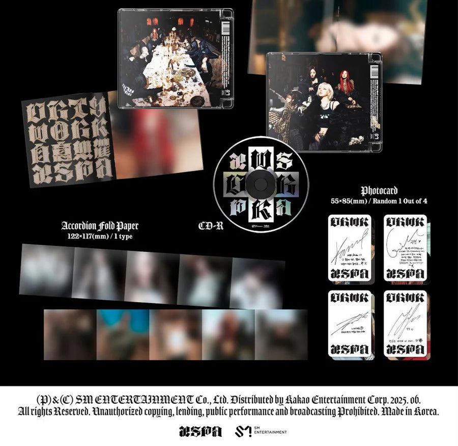 AESPA - Single Album 'Dirty Work' (Dirty Code Ver.)