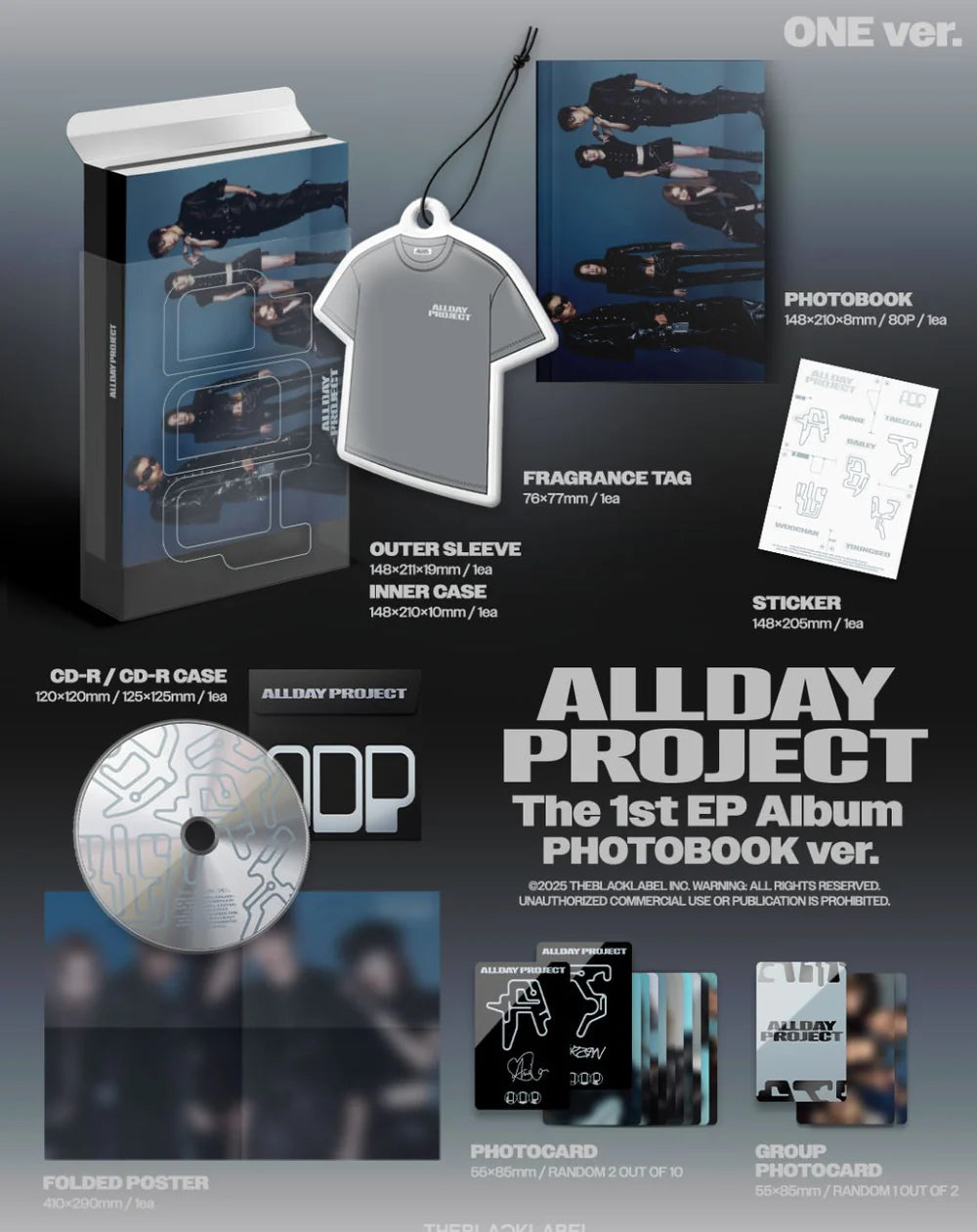 ALLDAY PROJECT - The 1st EP (SIGNED Photobook Ver.)