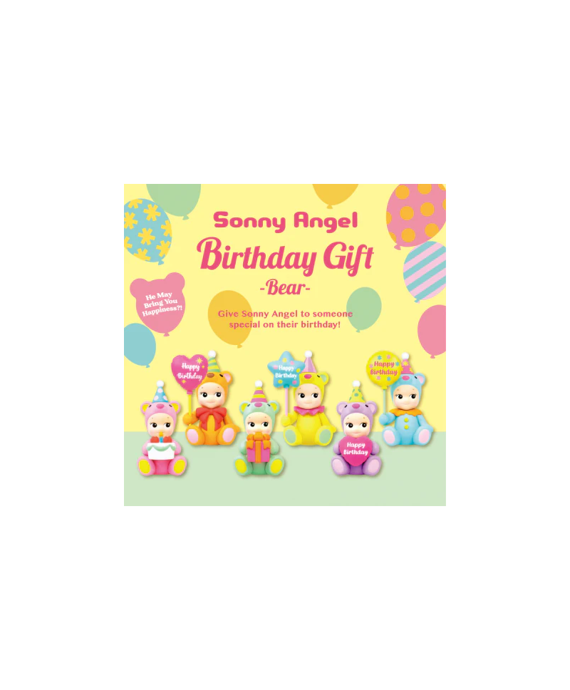 Sonny Angel Figurine Birthday Gift Bear series