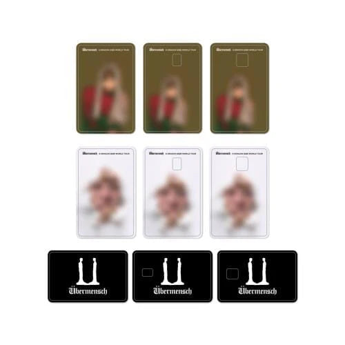 G-DRAGON - CARD STICKER COVER - 2025 WORLD TOUR 'ÜBERMENSCH