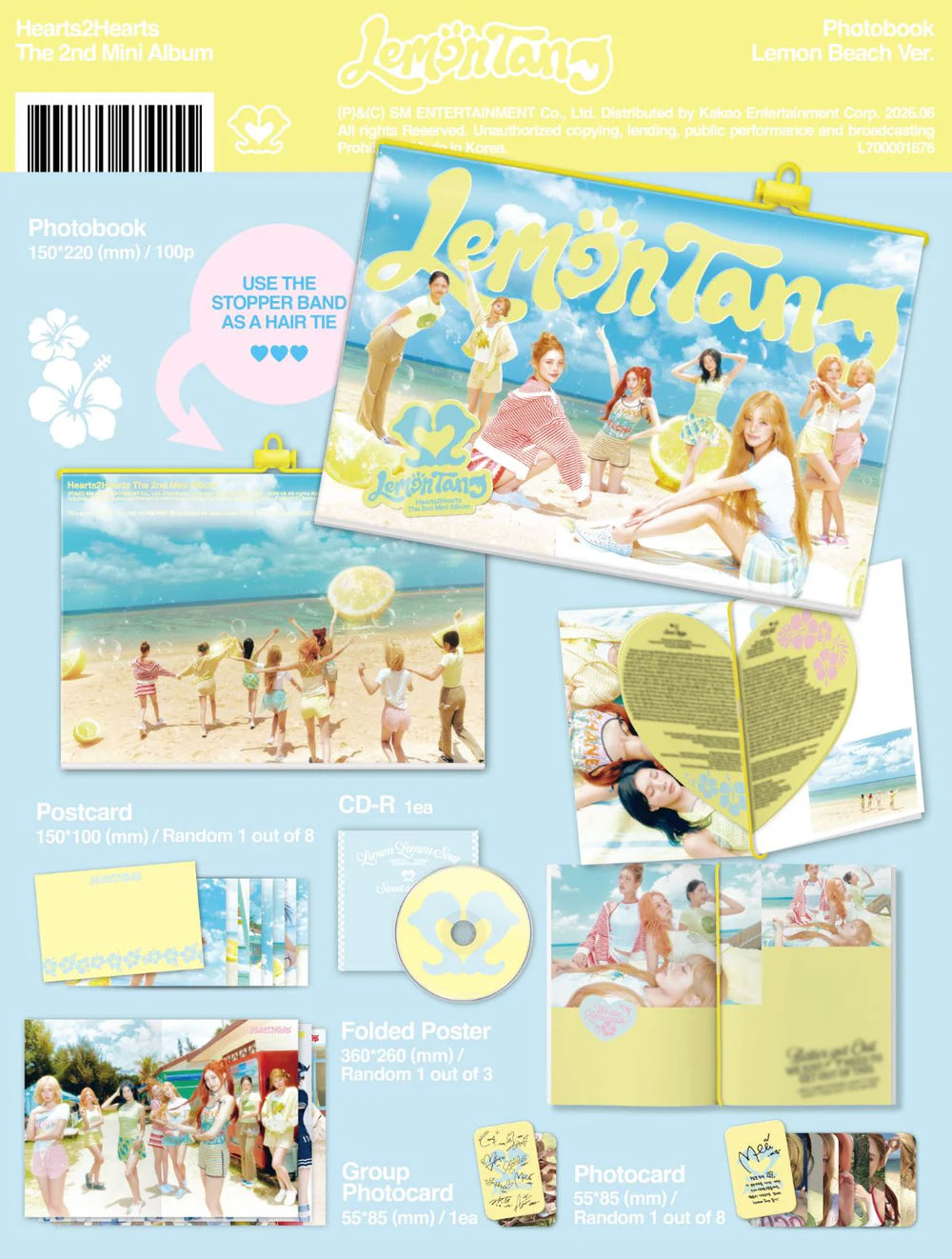 Hearts2Hearts - Lemon Tang (Photobook Ver.)