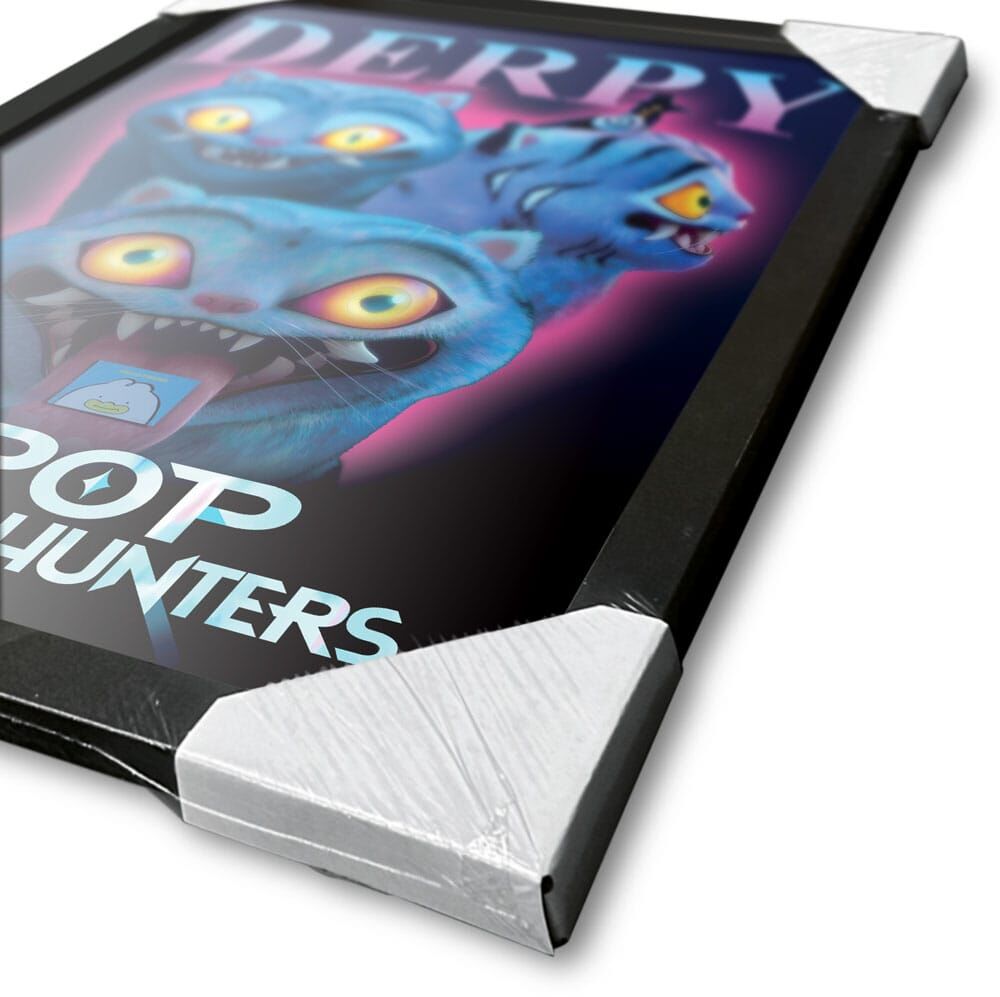 KPOP DEMON HUNTERS DERPY FRAMED PRINT