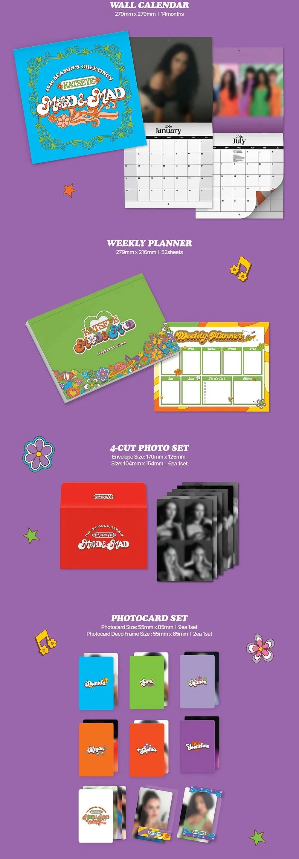 KATSEYE - 2026 SEASON'S GREETINGS + WEVERSE GIFT