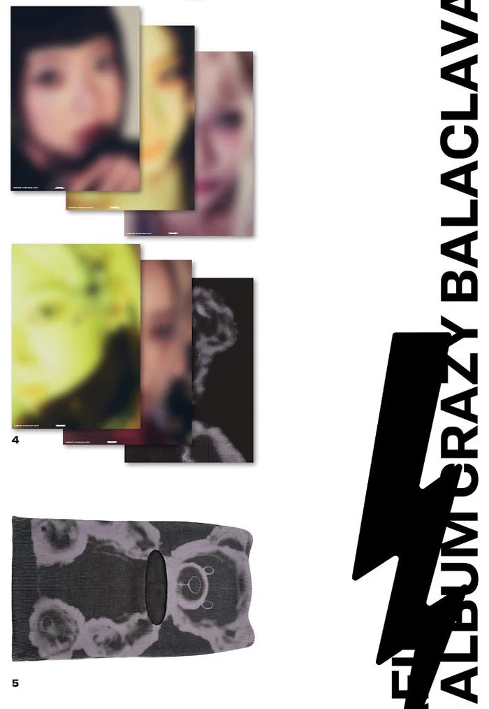 LE SSERAFIM - CRAZY (4TH MINI ALBUM) BALACLAVA VER.
