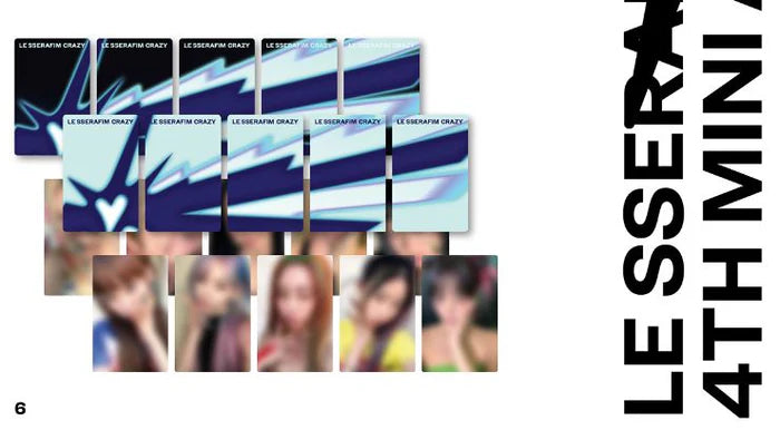 LE SSERAFIM - CRAZY (4TH MINI ALBUM) BALACLAVA VER.