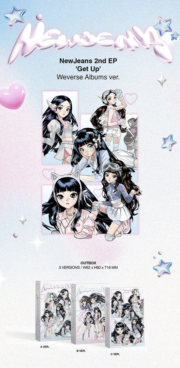 NEWJEANS – 2ND EP GET UP (WEVERSE ALBUMS VER.)