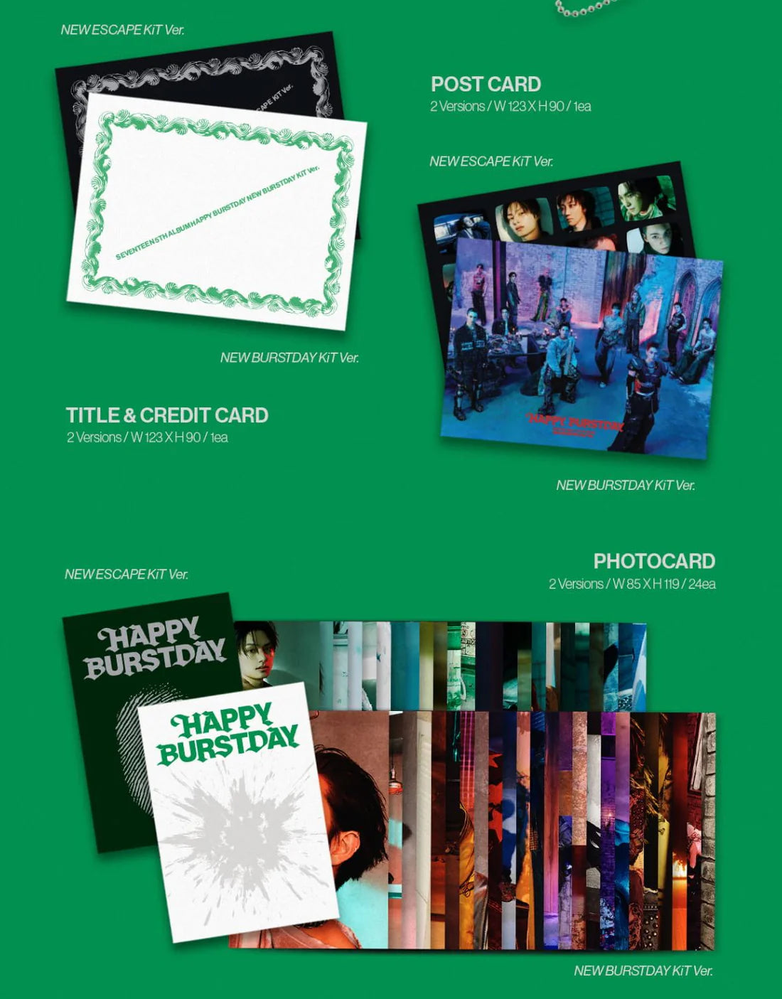 SEVENTEEN - HAPPY BURSTDAY (KIT VER.)