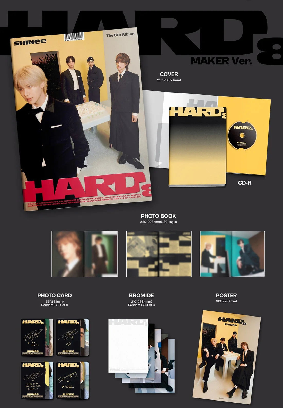 SHINEE - HARD album (PHOTOBOOK VER.)