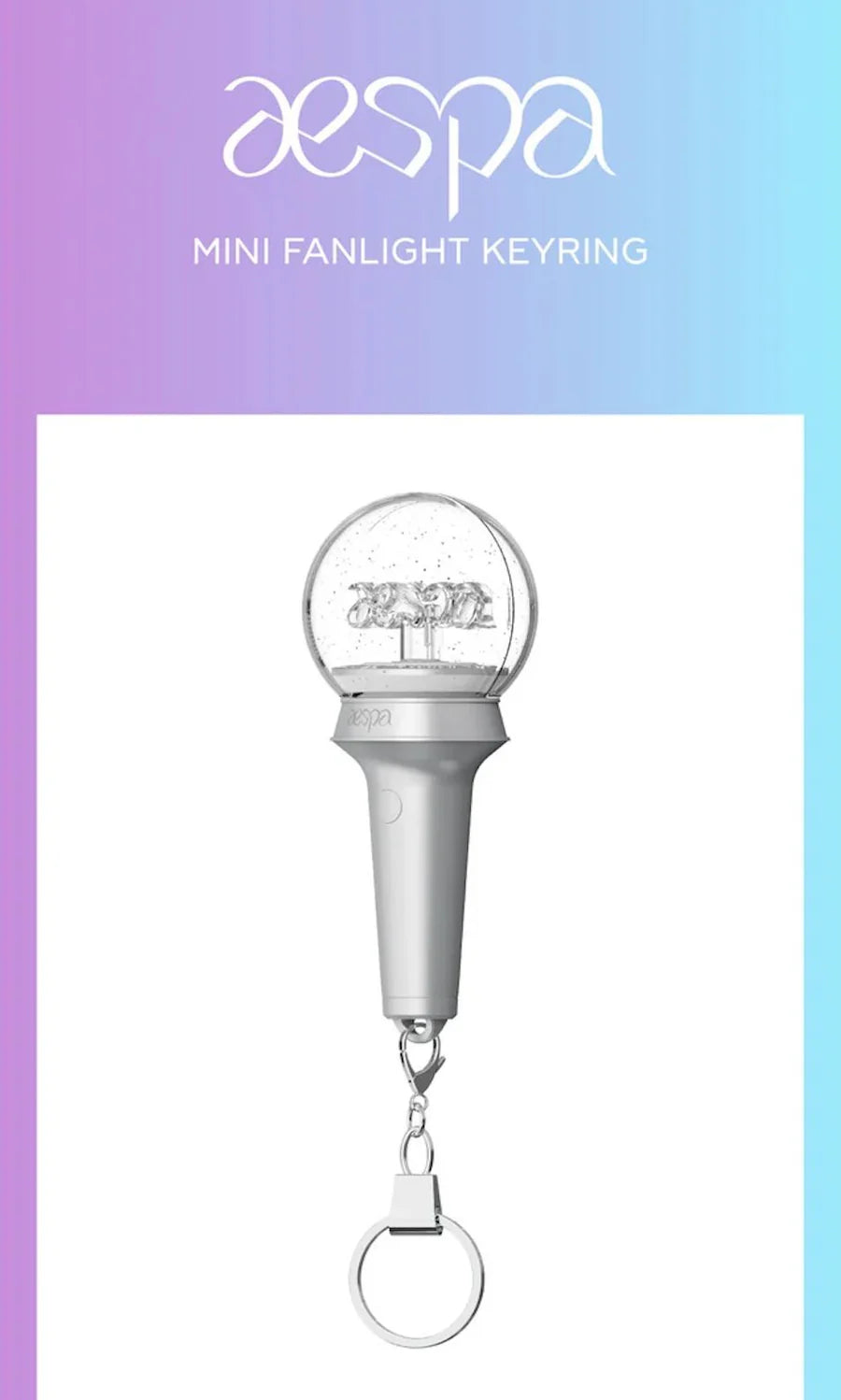 AESPA - OFFICIAL MINI FANLIGHT KEY RING