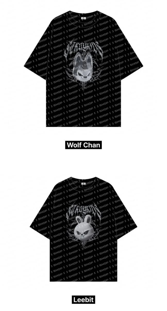 STRAY KIDS - EVIL SKZOO T-SHIRT (DOMINATE WORLD TOUR OFFICIAL MD)