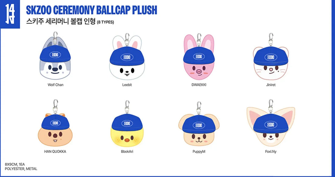 STRAY KIDS - SKZOO Ceremony Ballcap doll - KARMA POP UP STORE OFFICIAL MD 2