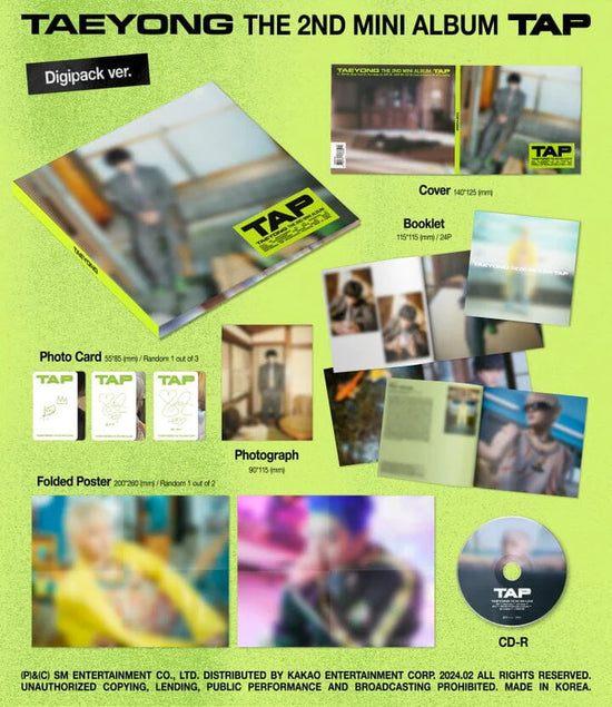 TAEYONG (NCT) – TAP (Digipack ver.)