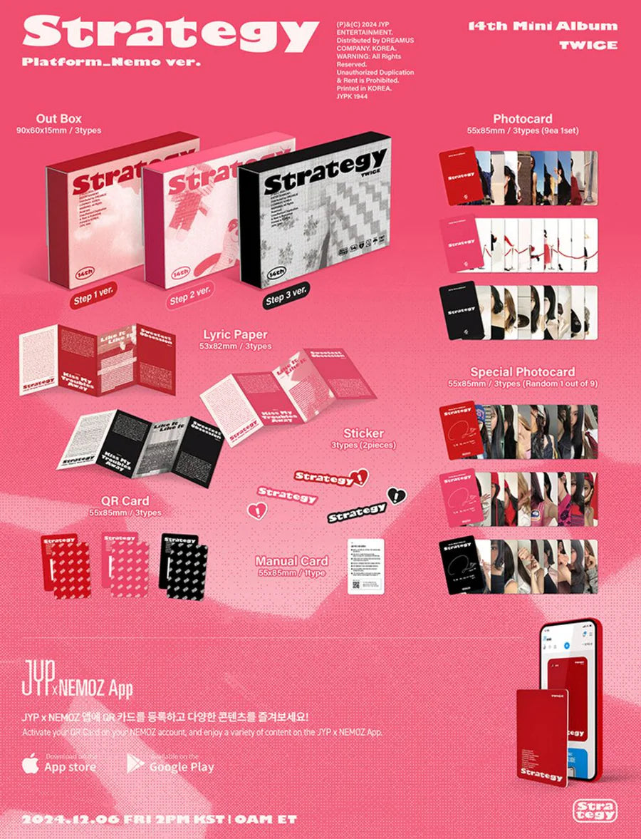TWICE | 14th Mini Album | STRATEGY (PLATFORM NEMO mini VER.) – KeaPOP
