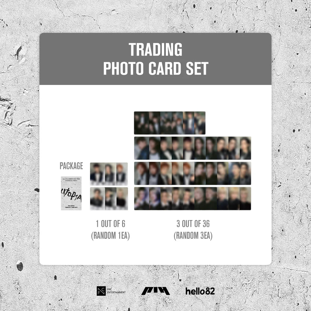 p1harmony ピーワン　ヨロツ　ヨーロッパ　ツアー　トレカ　パリ P1Harmony LIVE TOUR 2025 [P1ustage H : UTOP1A] IN EUROPE - TRADING
