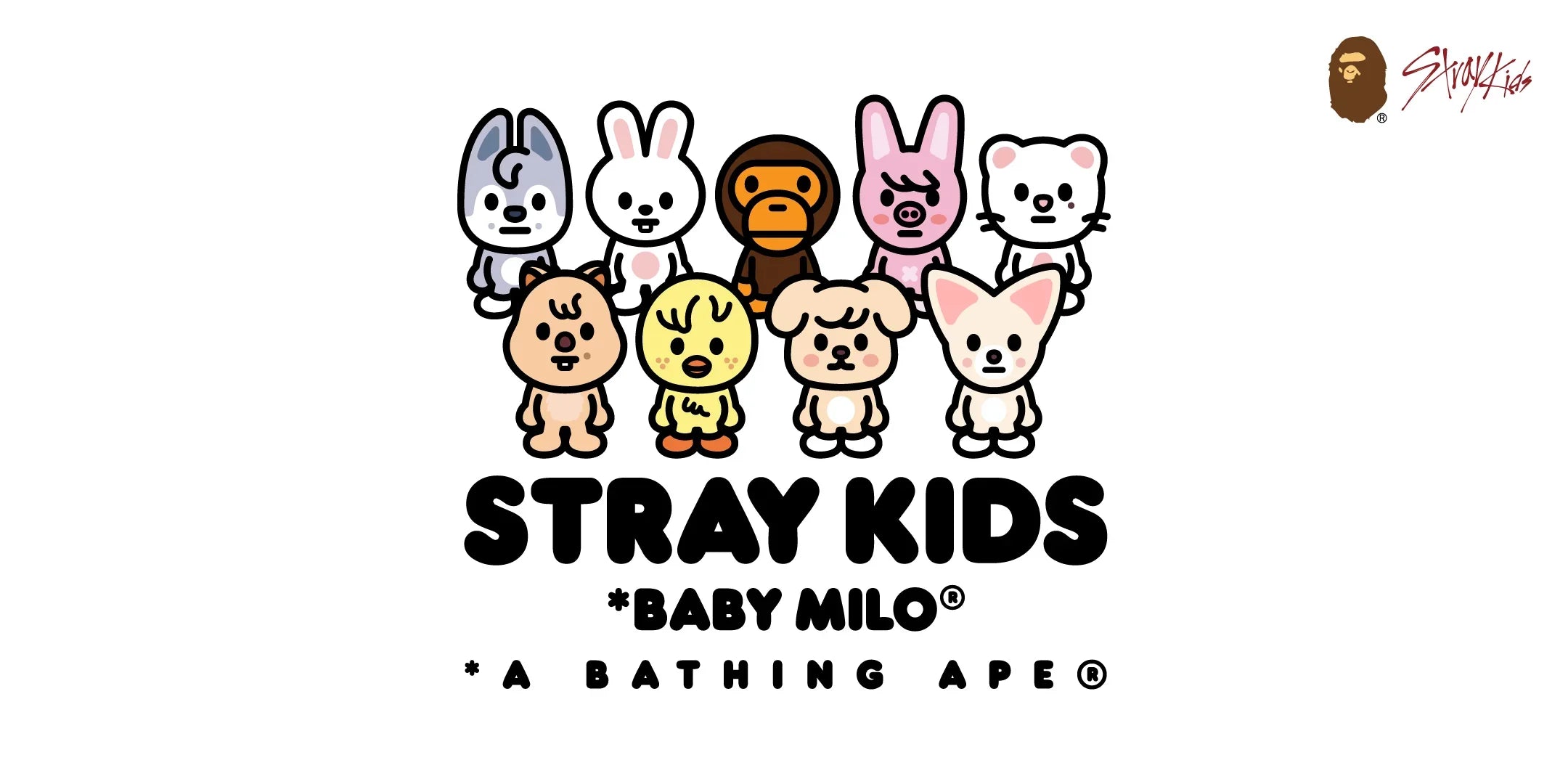 A BATHING APE®︎ × STRAY KIDS