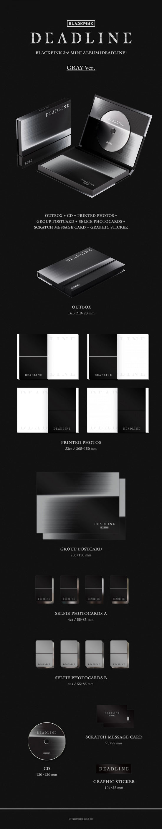 BLACKPINK - DEADLINE (GRAY VER.)