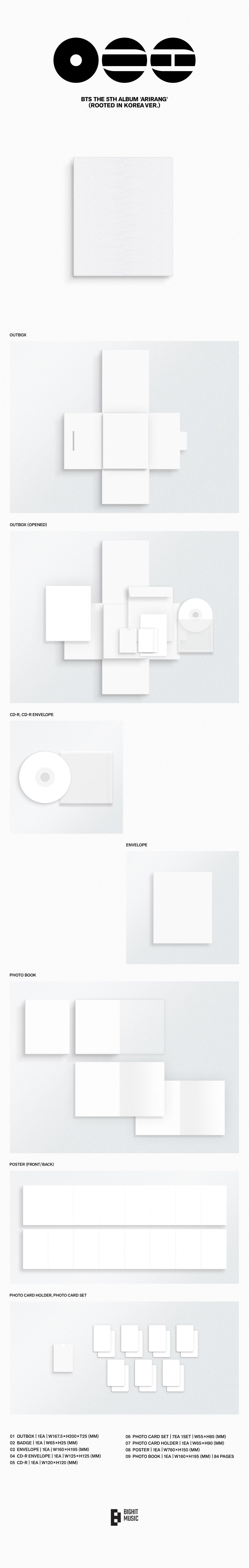 BTS - ARIRANG SET (4 ALBUM) + WEVERSE GIFT – KeaPOP