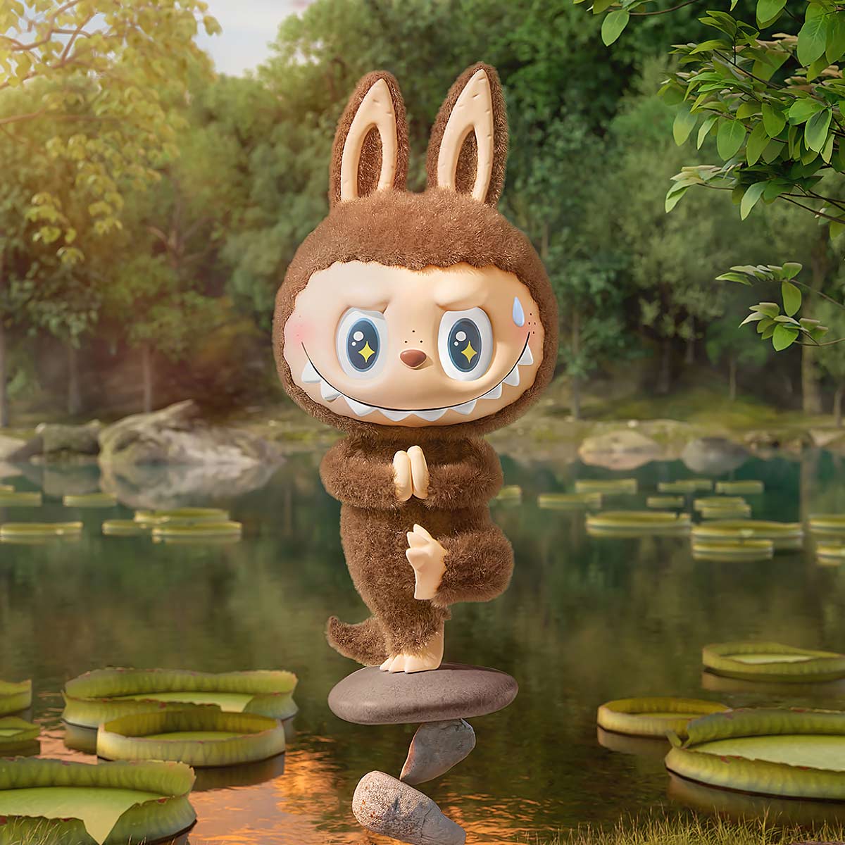 THE MONSTERS Lazy Yoga Series Figures