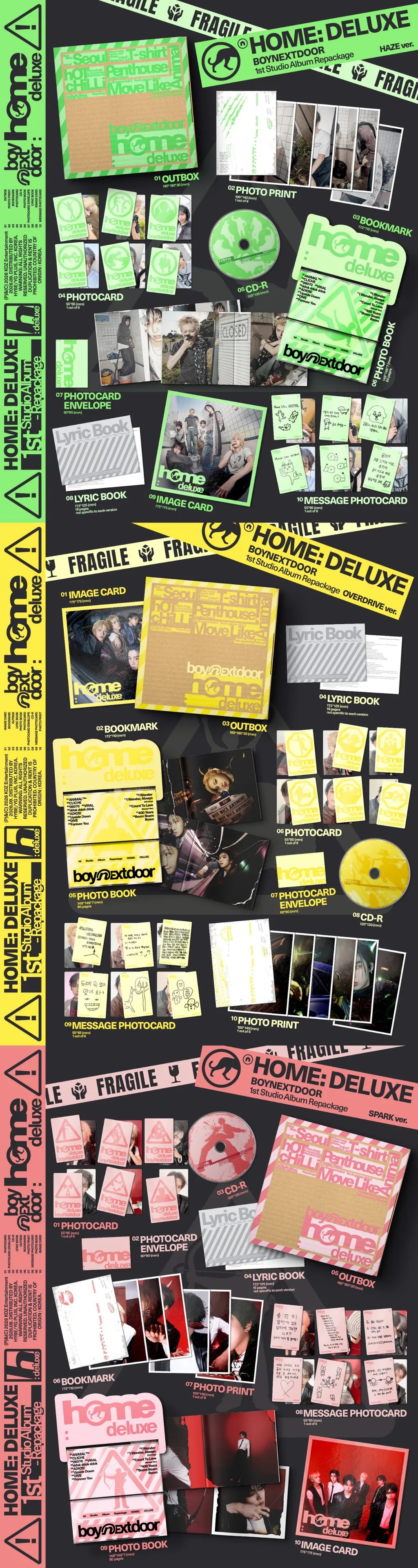 [PRE-ORDER] BOYNEXTDOOR 1st Studio Album Repackage [HOME: DELUXE]