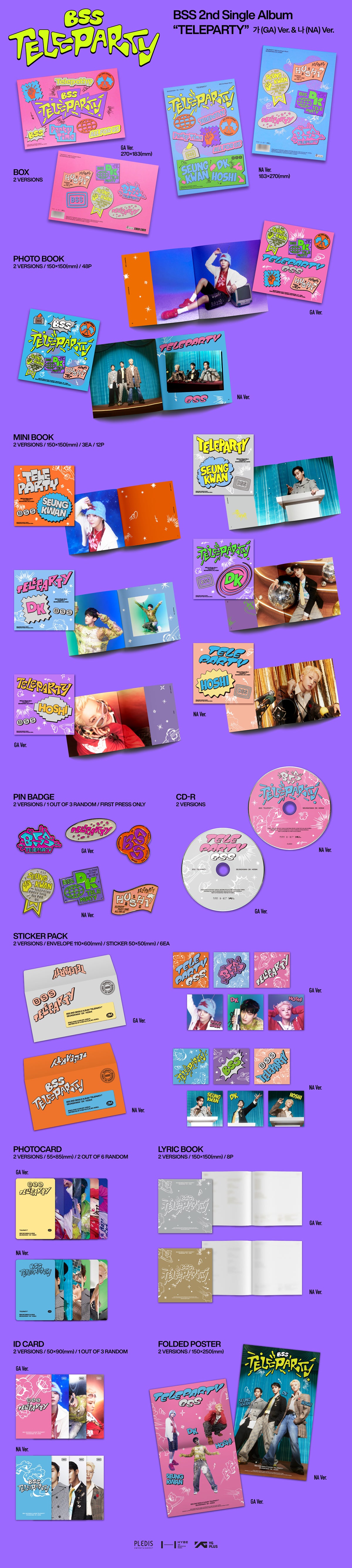 BSS TELEPARTY & DK & HOSHIまとめ売り Seventeen BSS - Teleparty – KeaPOP