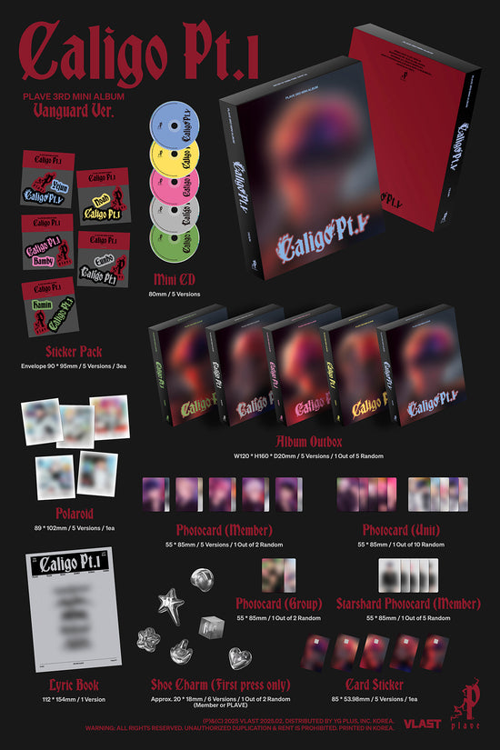 PLAVE 3rd Mini Album 'Caligo Pt.1' (Vanguard Ver.)