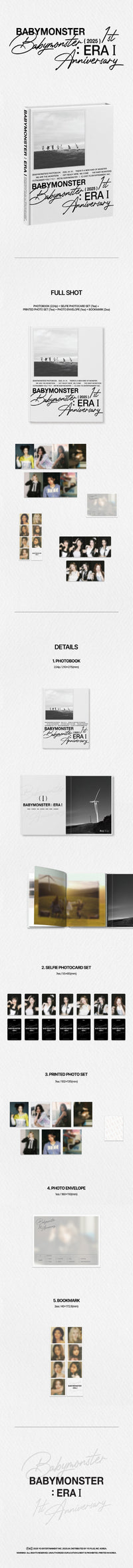BABYMONSTER: Era l - 1st Anniversary Photobook