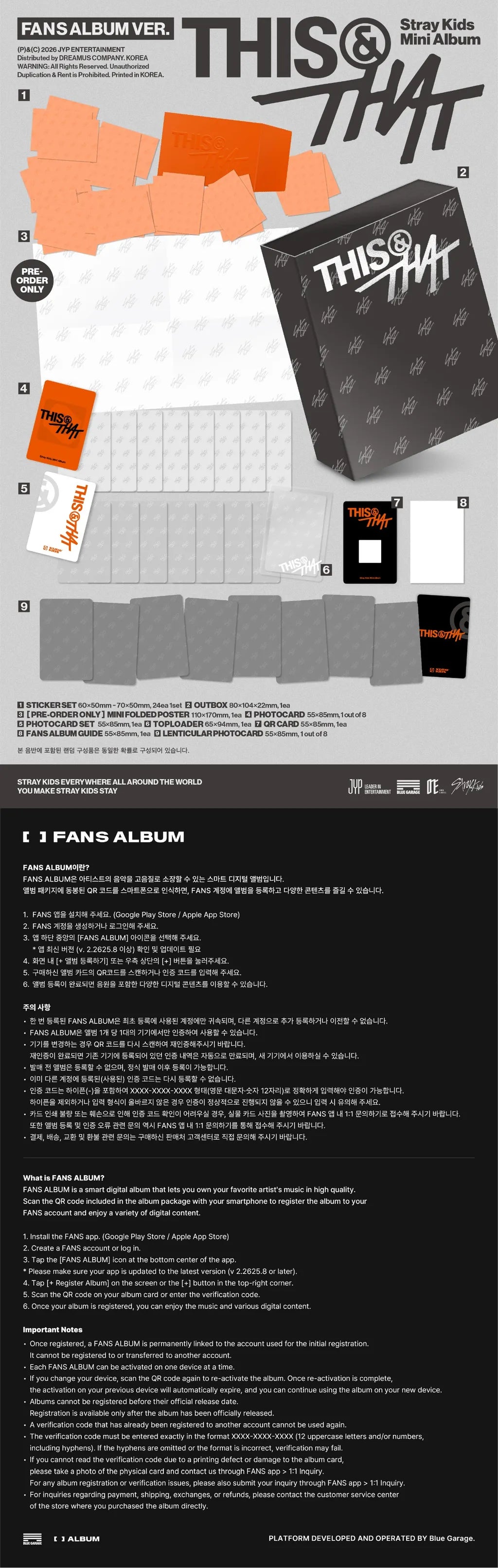 [PRE-ORDER] STRAY KIDS - THIS & THAT (FAN ALBUM ver.)