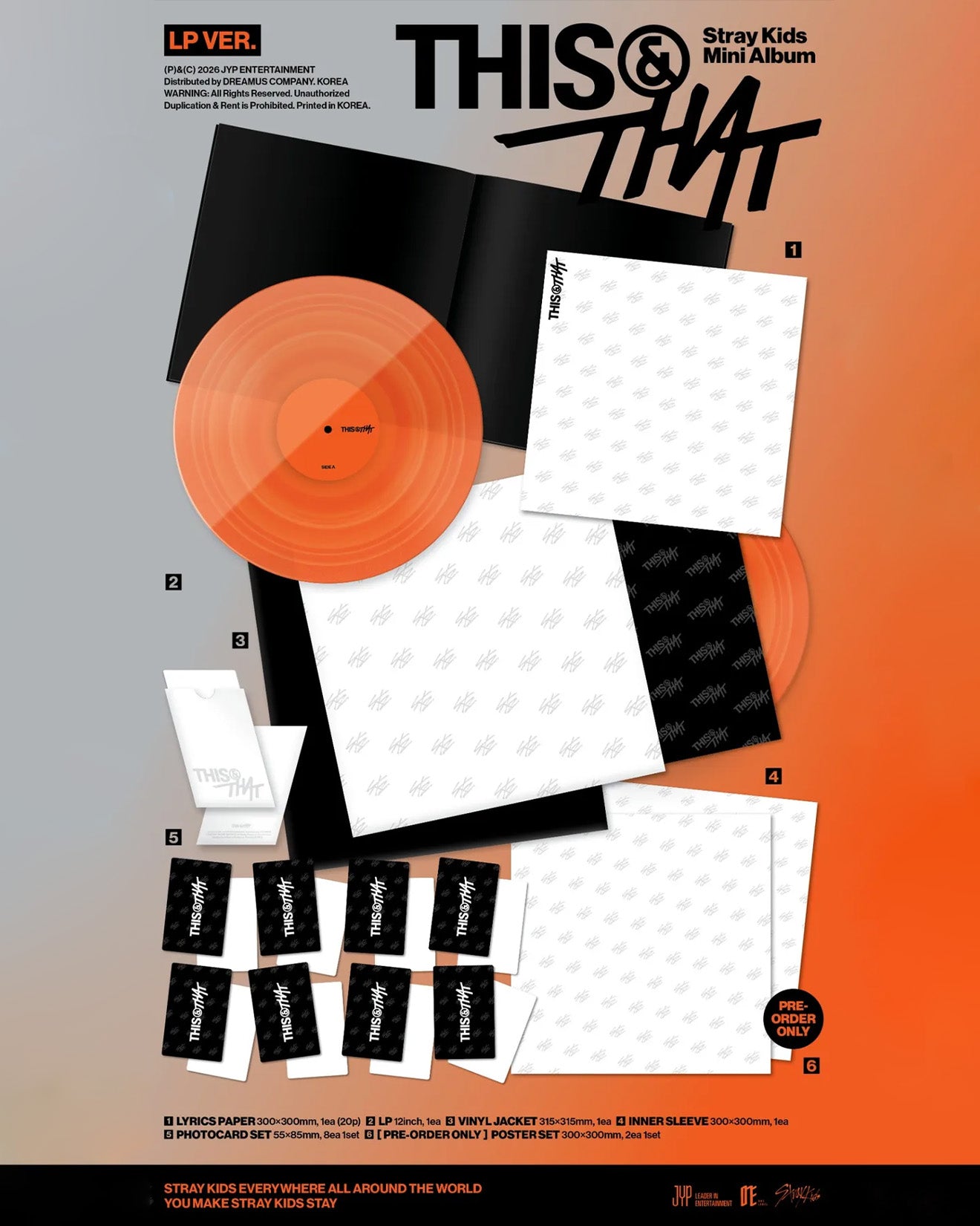 [PRE-ORDER] STRAY KIDS - THIS & THAT (LP Edition.)