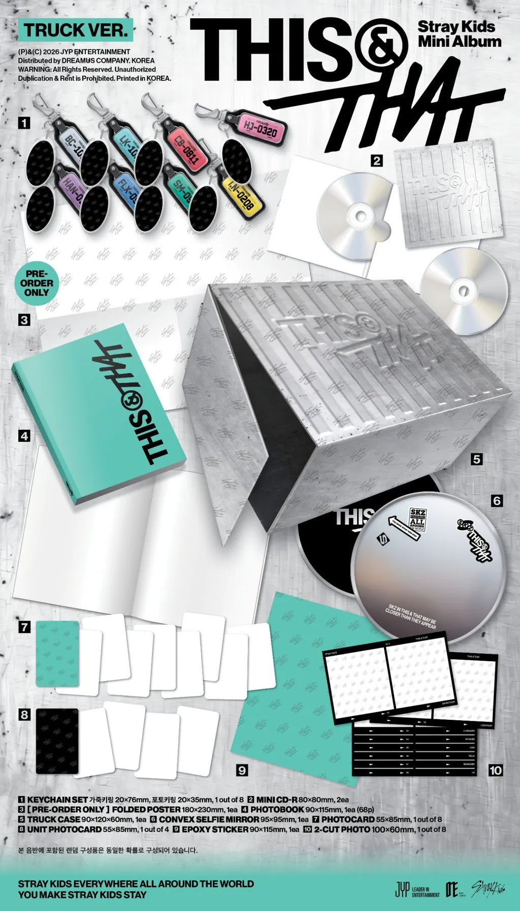 [PRE-ORDER] STRAY KIDS - THIS & THAT (TRUCK - Limited Edition VER.)