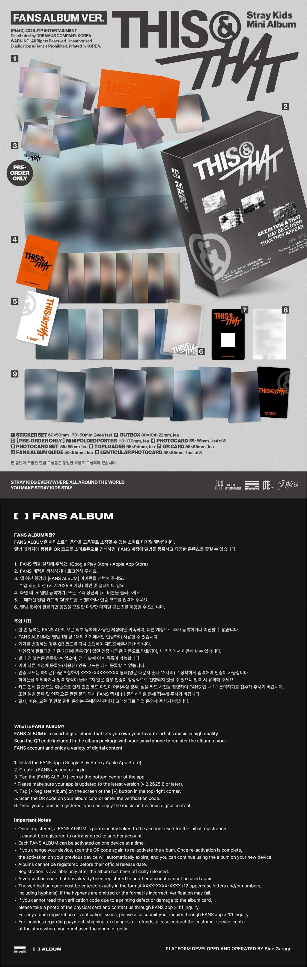 [PRE-ORDER] STRAY KIDS - THIS & THAT (FAN ALBUM ver.)