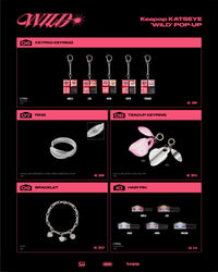 KATSEYE 'WILD' POP-UP - Hair pins