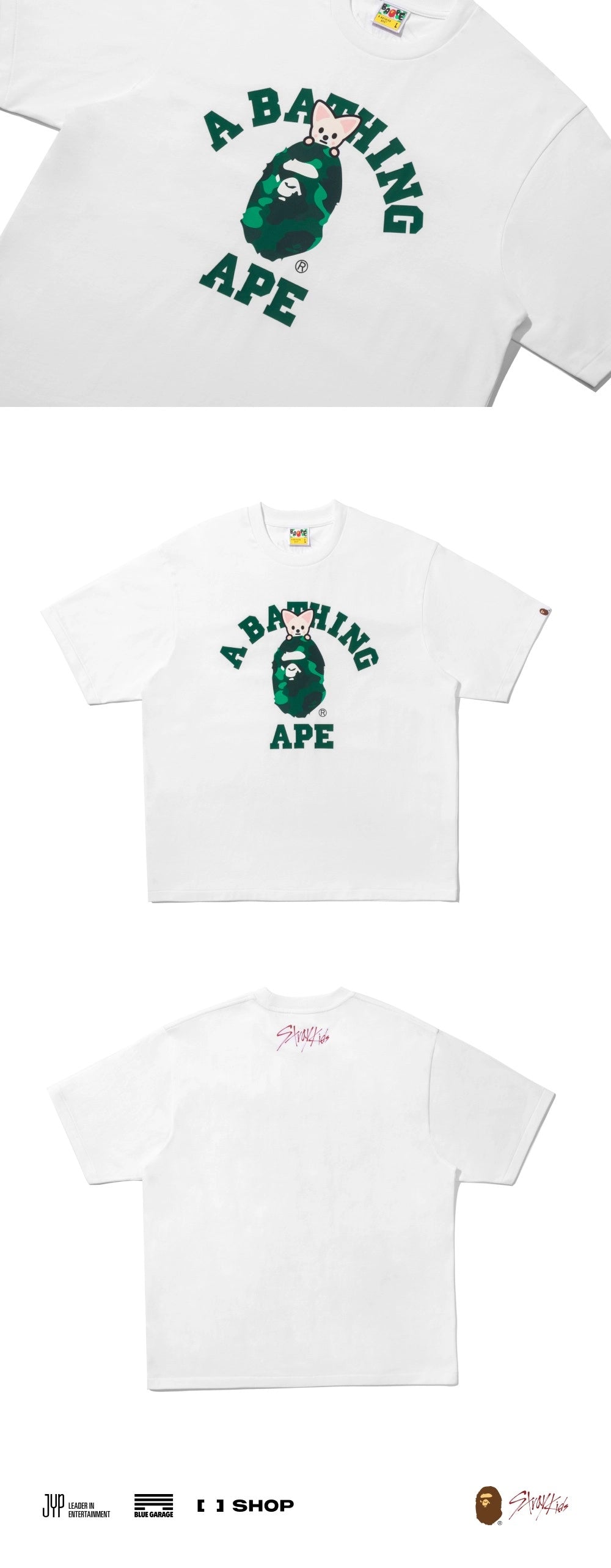 STRAY KIDS X BABE -  FoxL.Ny COLLEGE TEE