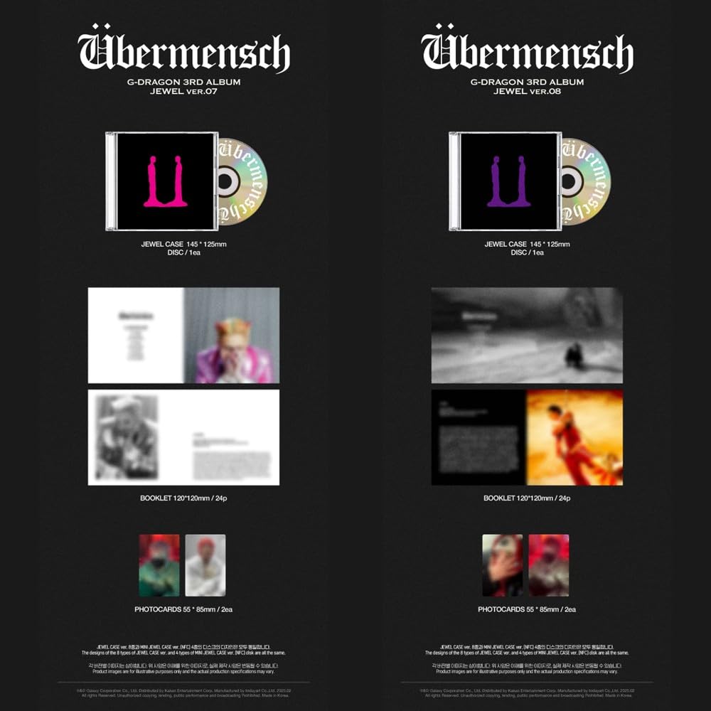 G-DRAGON - Übermensch 3rd ALBUM [JEWEL ver.]