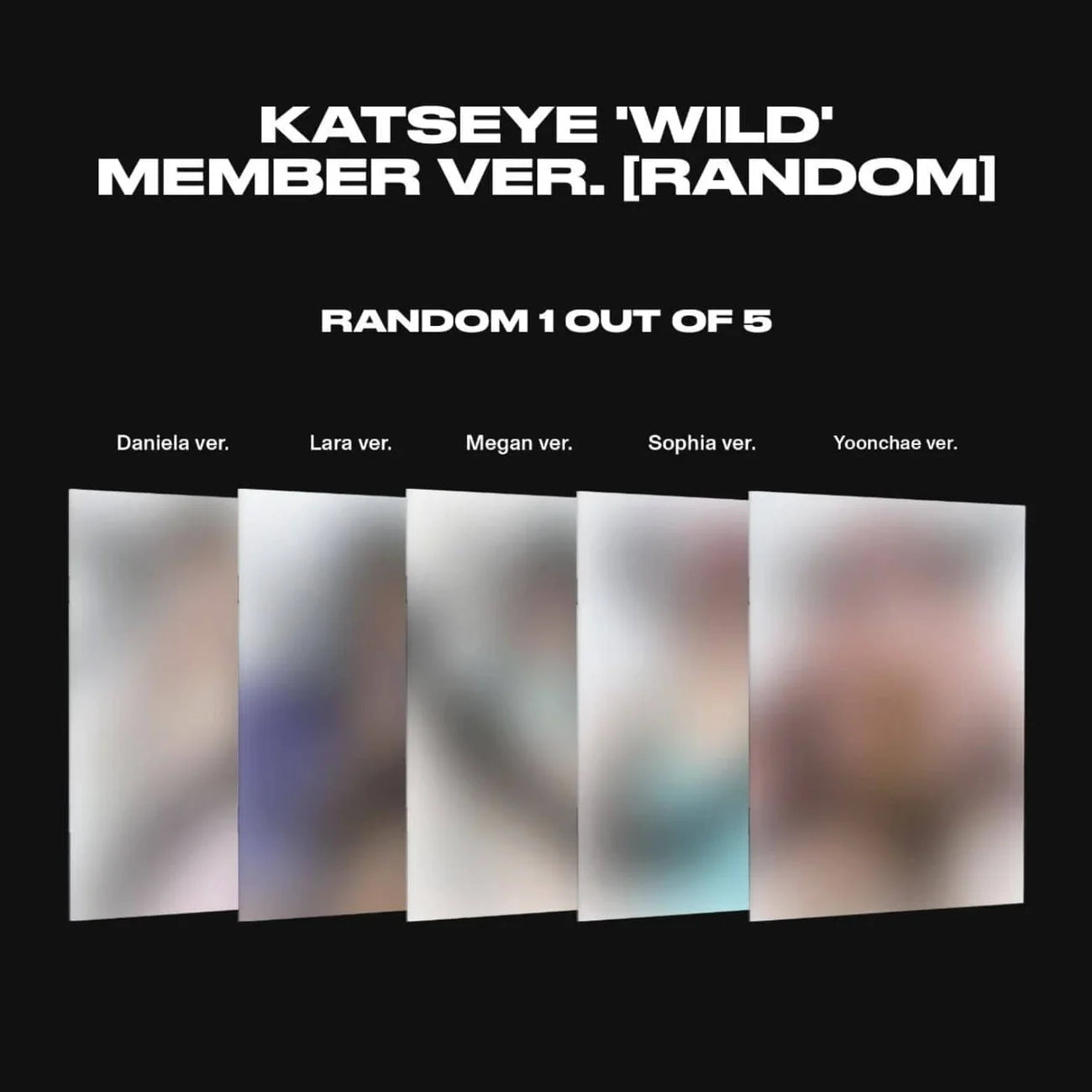 [PRE-ORDER] KATSEYE - WILD (MEMBER VER.)