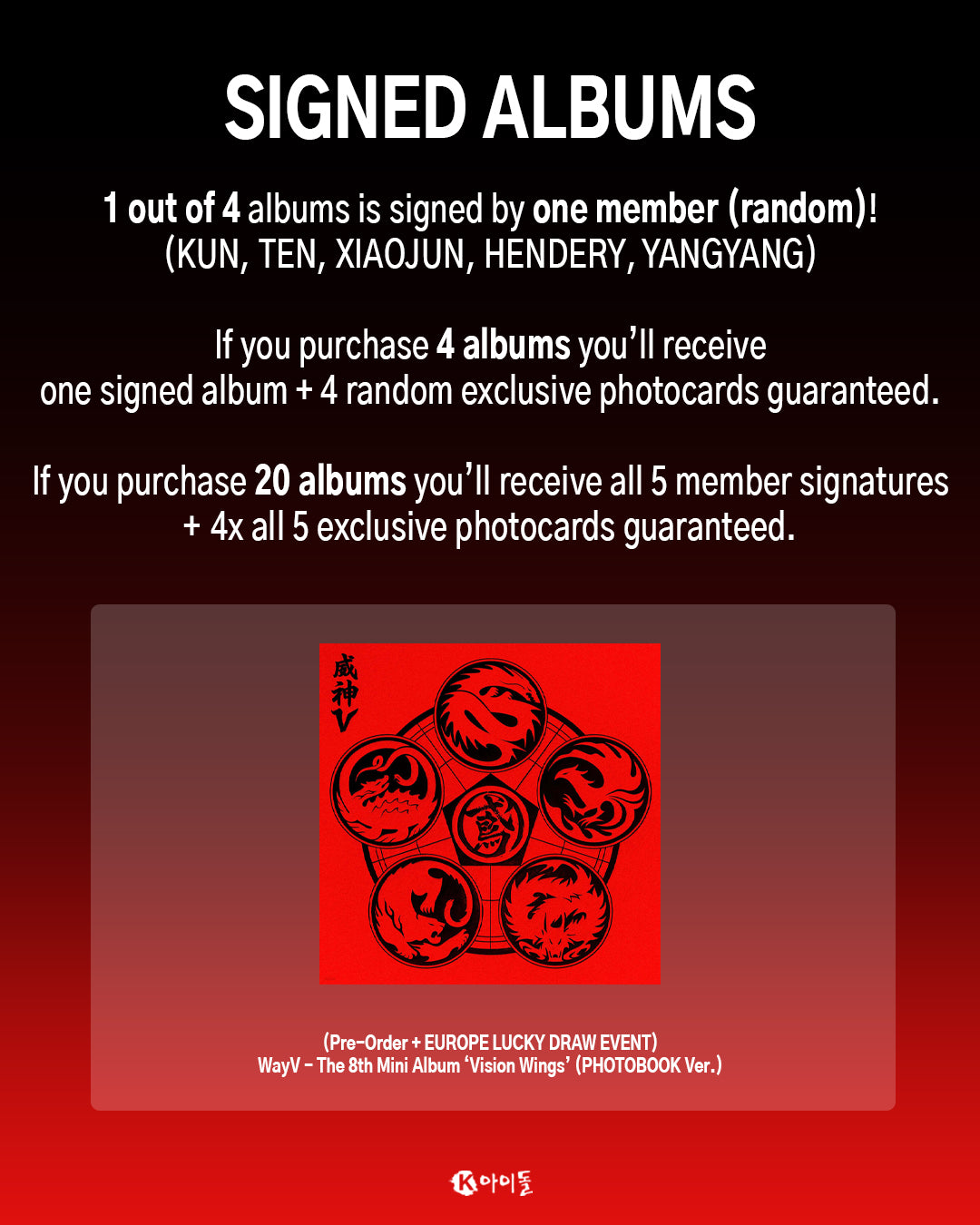 WayV - Vision Wing (Photobook ver.) Signed Lucky Draw – KeaPOP
