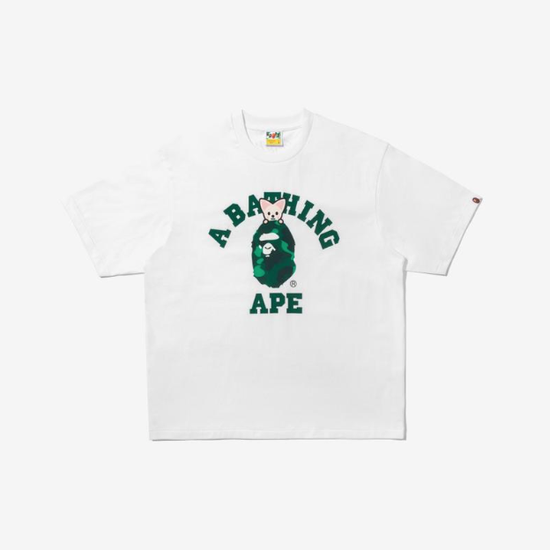 STRAY KIDS X BAPE -  FoxL.Ny COLLEGE TEE