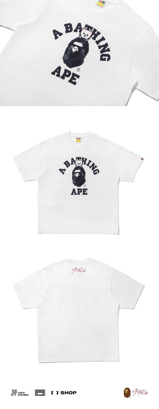 STRAY KIDS X BAPE -  JINIRET COLLEGE TEE