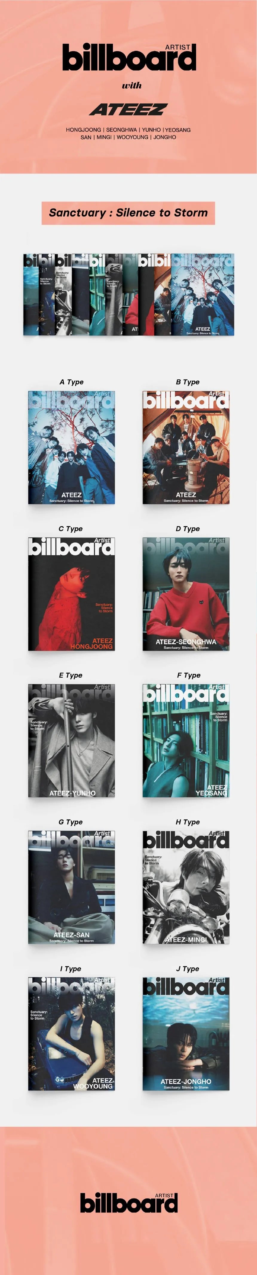 ATEEZ - BILLBOARD ARTIST (ATEEZ EDITION MAGAZINE)