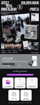 [PRE-ORDER] ATEEZ - GOLDEN HOUR : Part.6 (EARPHONE CHARM VER.)
