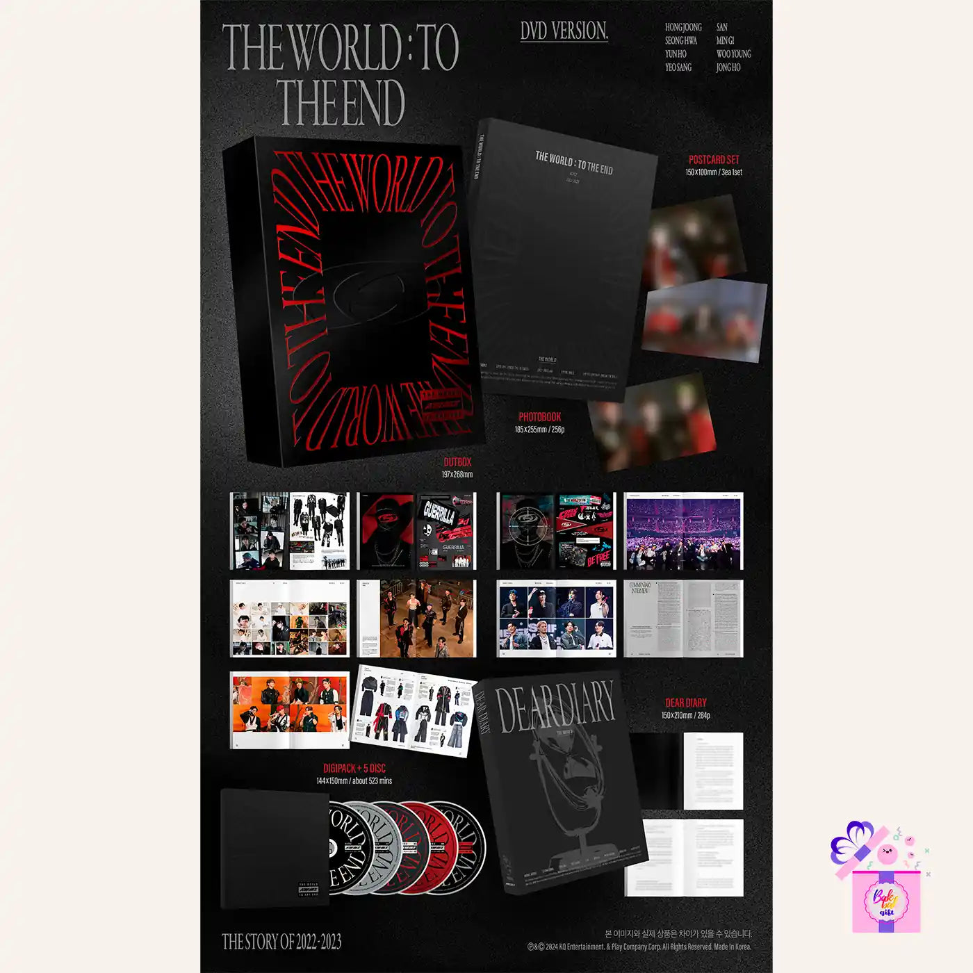 ATEEZ THE WORLD: TO THE END kq特典 ホンジュン