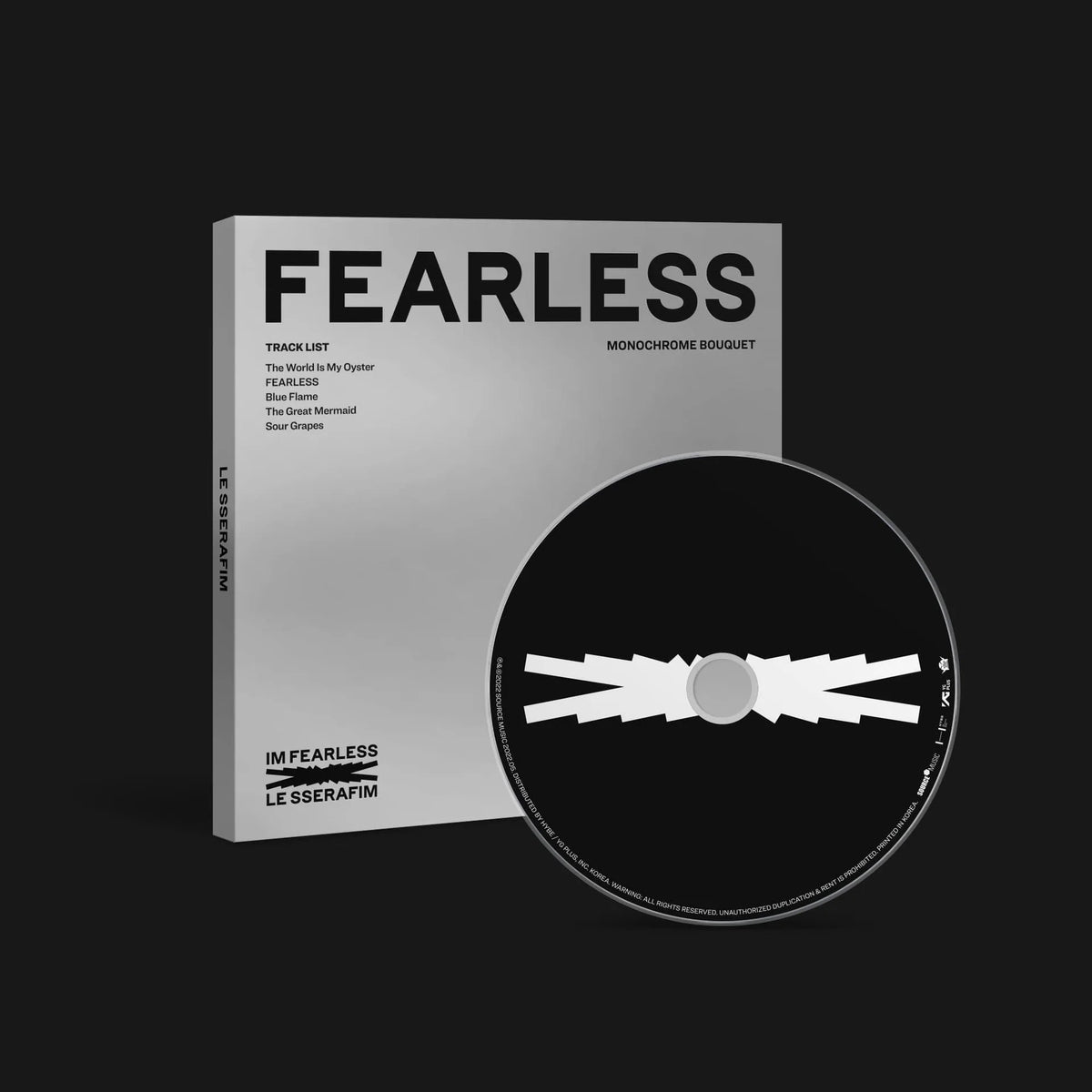 LE SSERAFIM -  1st Mini Album [FEARLESS] Monochrome Bouquet Ver.