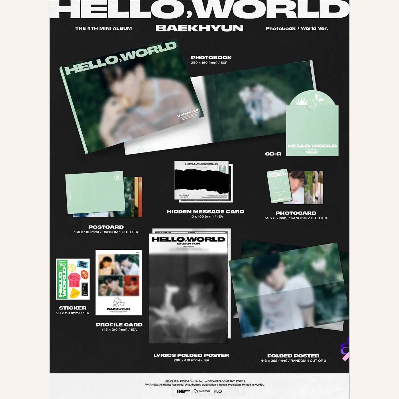 Baekhyun (EXO) – Hello, World (Photobook Ver.) [4th Mini Album]