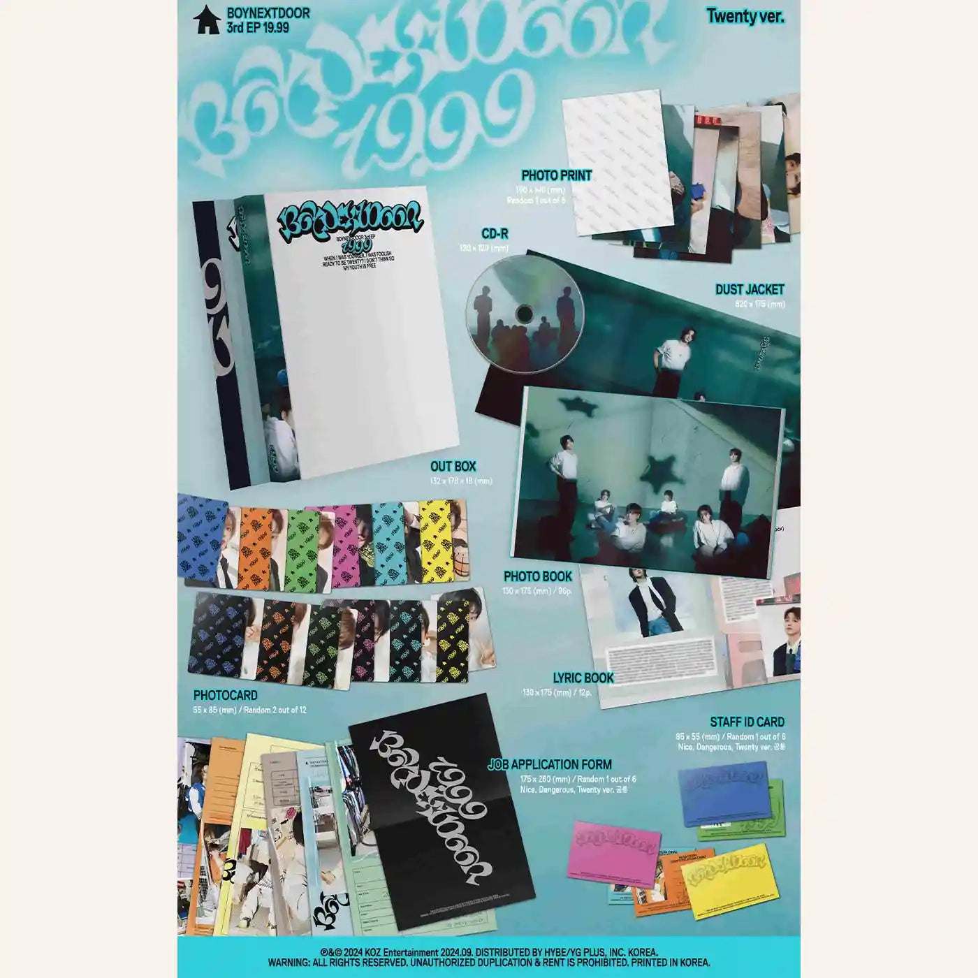 BOYNEXTDOOR – 19.99 [3rd EP Album]