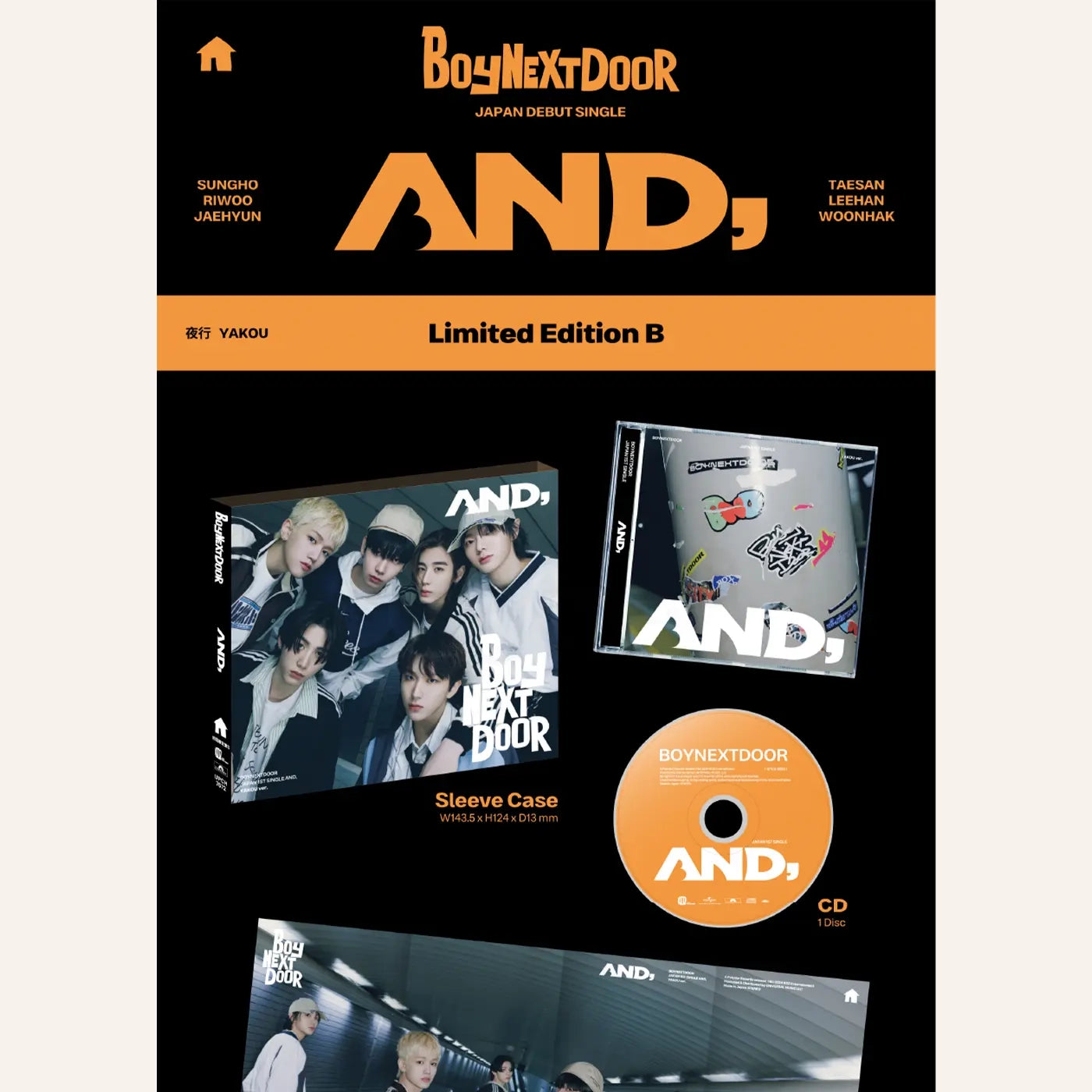BOYNEXTDOOR – And, (Limited Edition) [1st Japan Single Album]