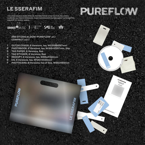 LE SSERAFIM - PUREFLOW PT.1 (COMPACT VER.)