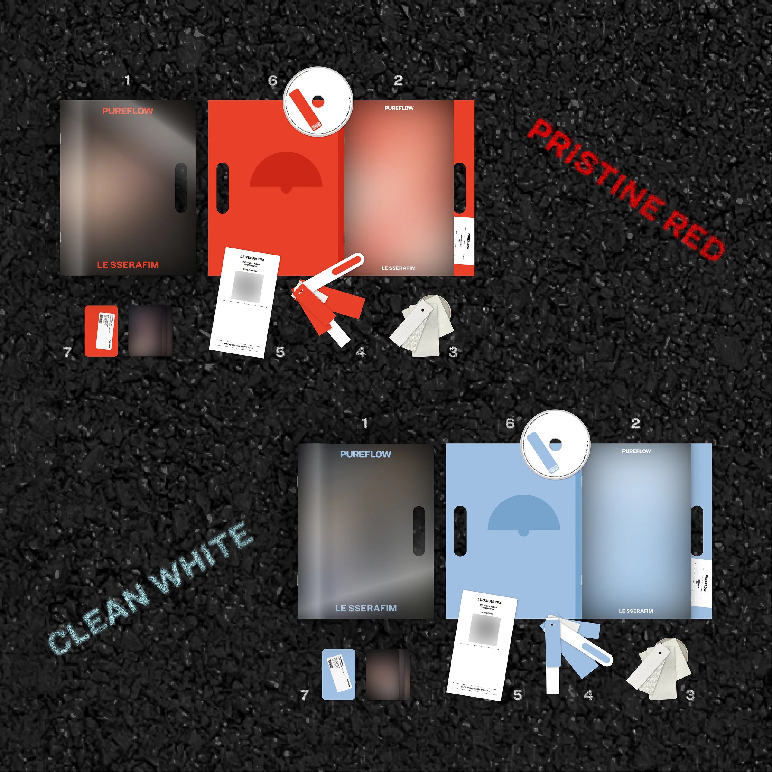 [PRE-ORDER] LE SSERAFIM - PUREFLOW PT.1 (COMPACT VER.)
